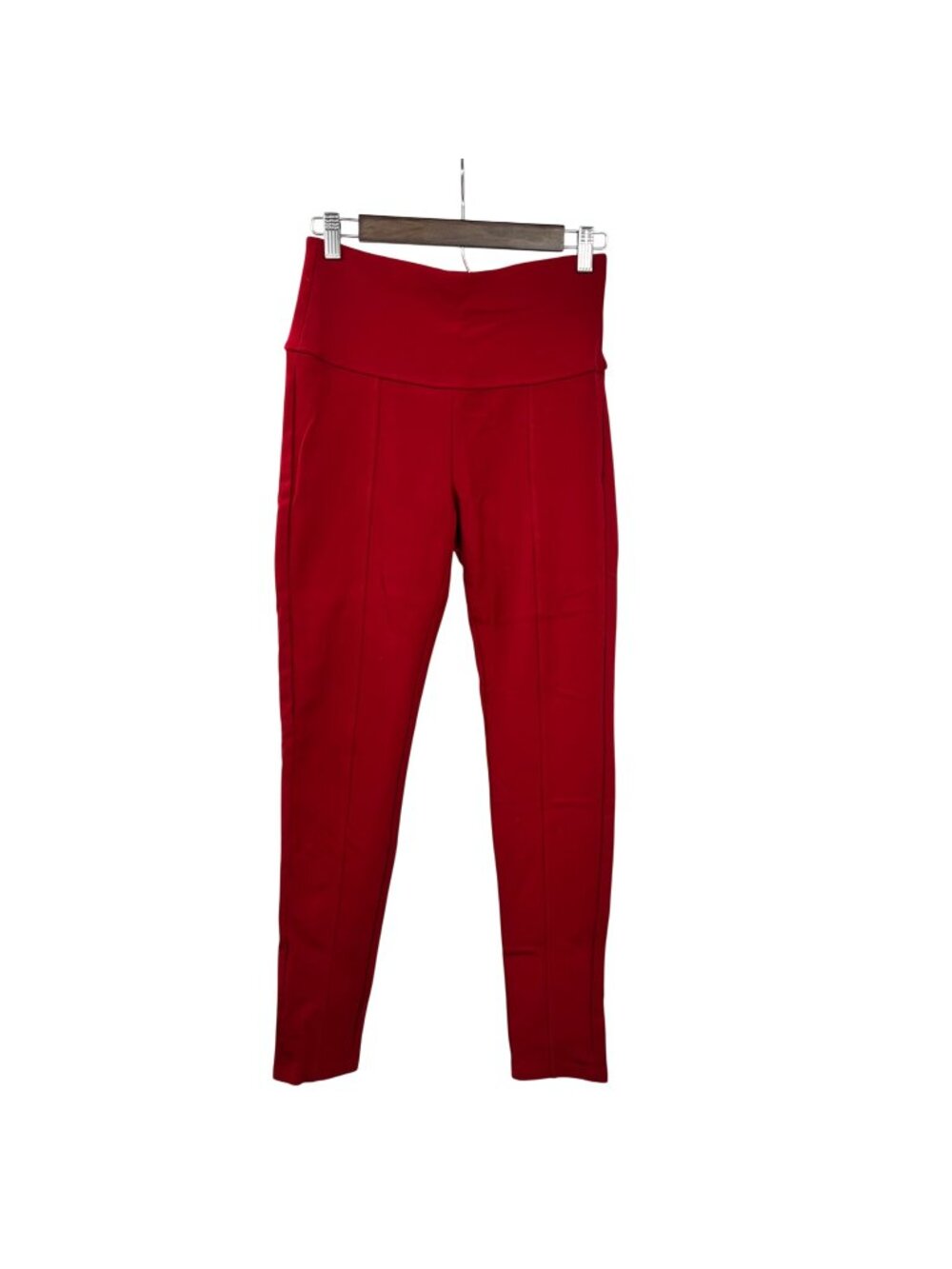 Maze Collection Womens Leggings Pull On High Rise Red Size Small